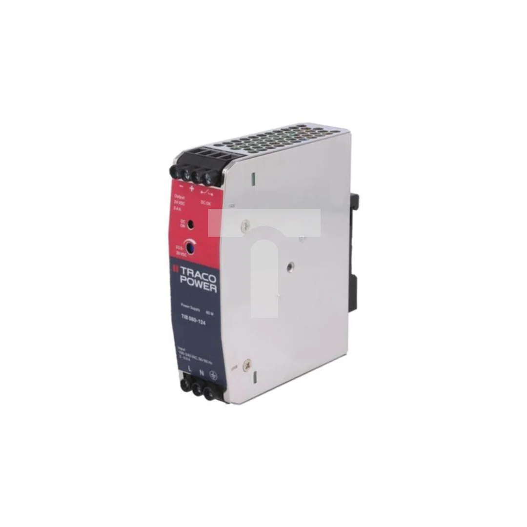 Zasilacz impulsowy, na szynę DIN, 80W, 24VDC, 3,4A, 85÷264VAC TIB 080-124