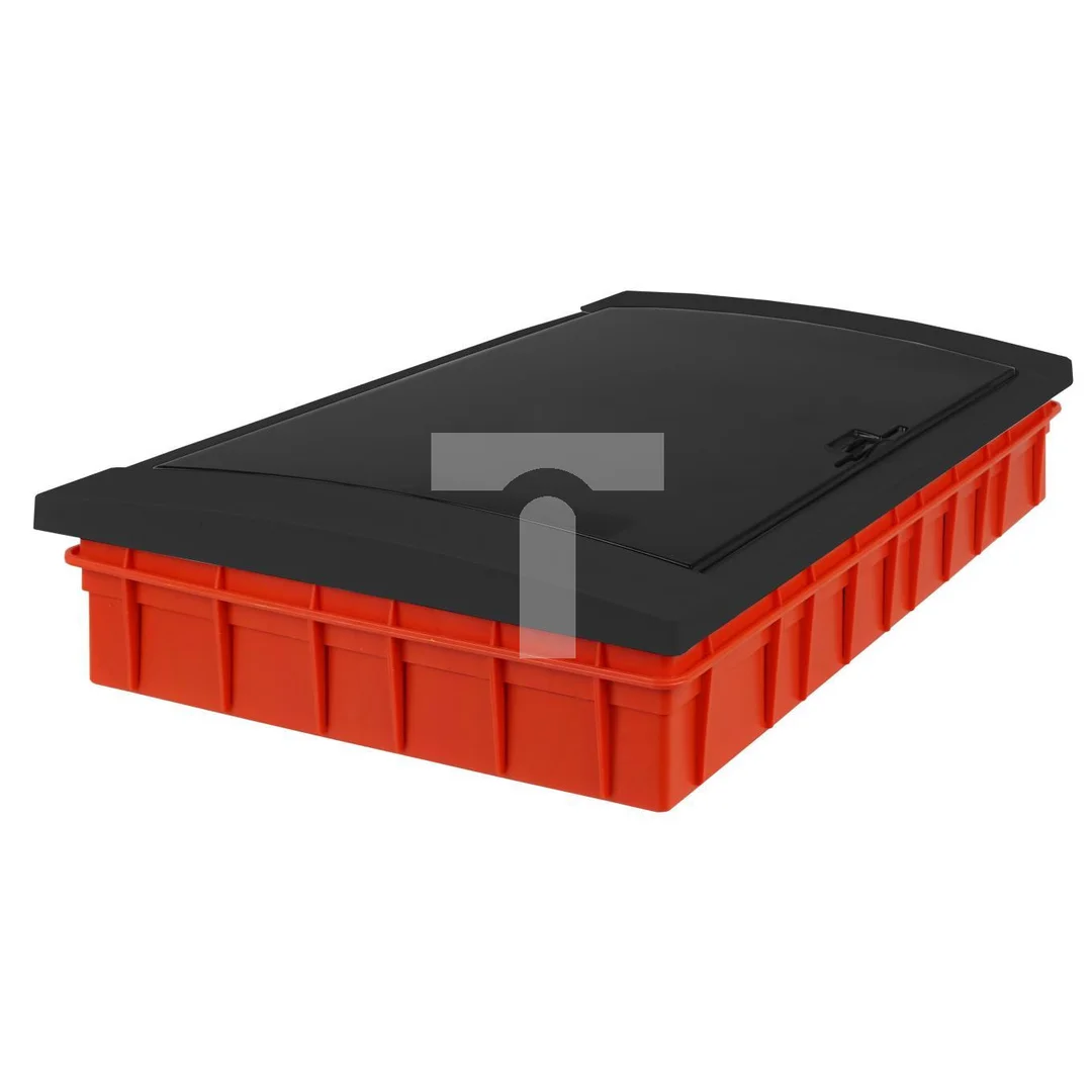 Rozdzielnica modułowa podtynkowa 3x12 IP40 czarna CZRM-PT-36M