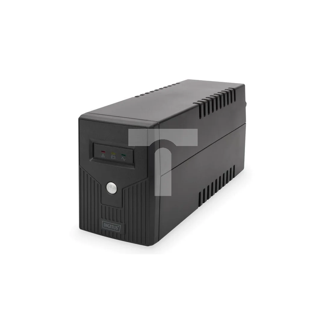 UPS Line-Ineractive LED BASIC, 600VA/360W, 1x12V/7Ah, AVR, 2x Schuko CEE 7/3 DN-170063-B