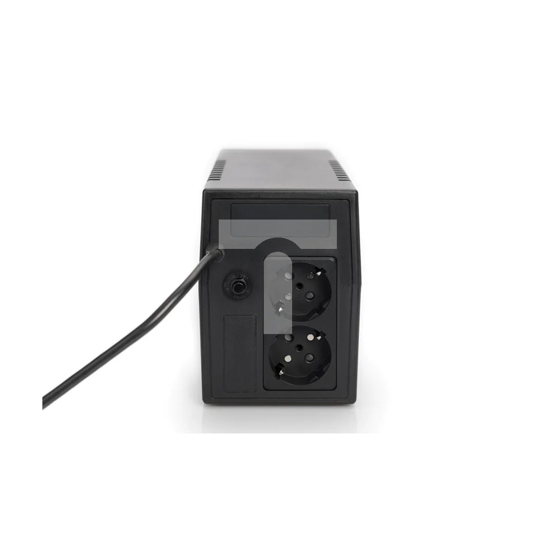 UPS Line-Ineractive LED BASIC, 600VA/360W, 1x12V/7Ah, AVR, 2x Schuko CEE 7/3 DN-170063-B
