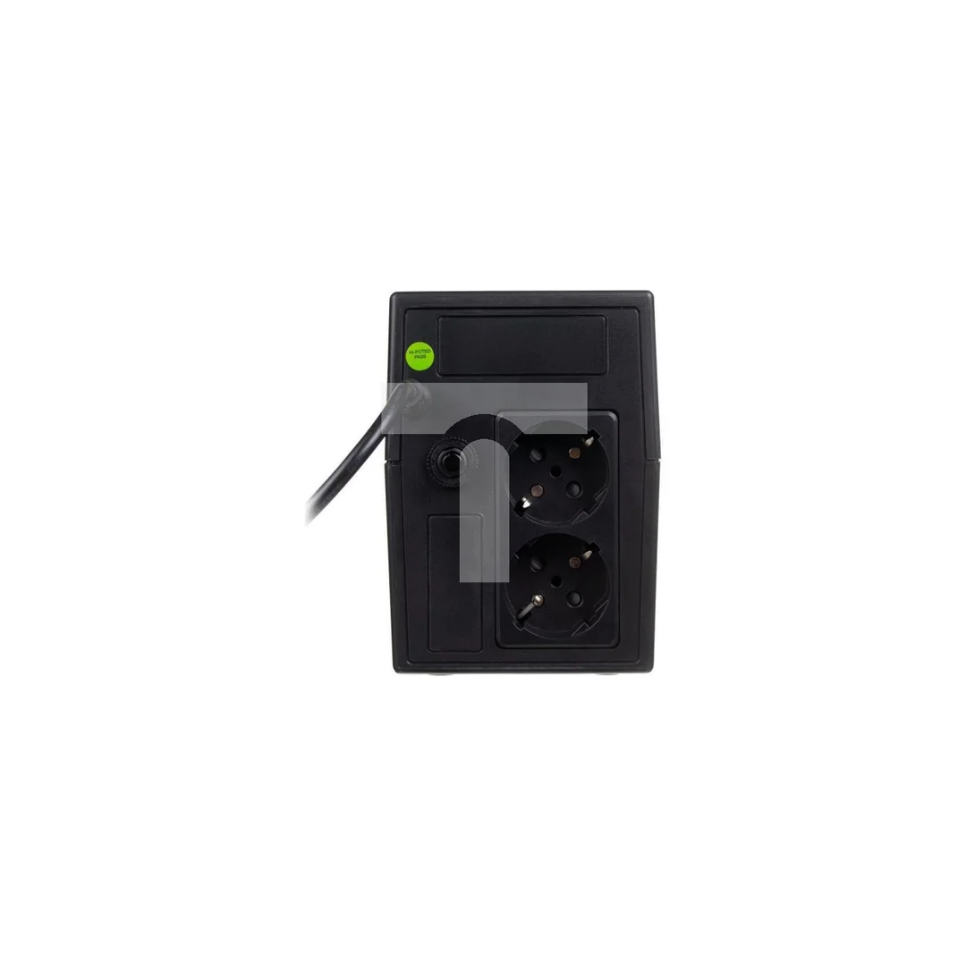 UPS Line-Ineractive LCD BASIC, 600VA/360W, 1x12V/7Ah, AVR, 2x Schuko CEE 7/3 DN-170063-LCD-B