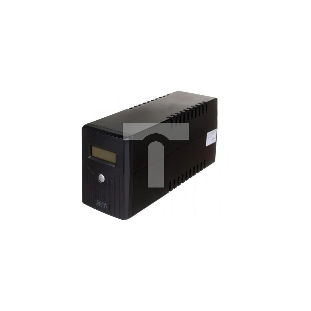 UPS Line-Ineractive LCD BASIC, 600VA/360W, 1x12V/7Ah, AVR, 2x Schuko CEE 7/3 DN-170063-LCD-B