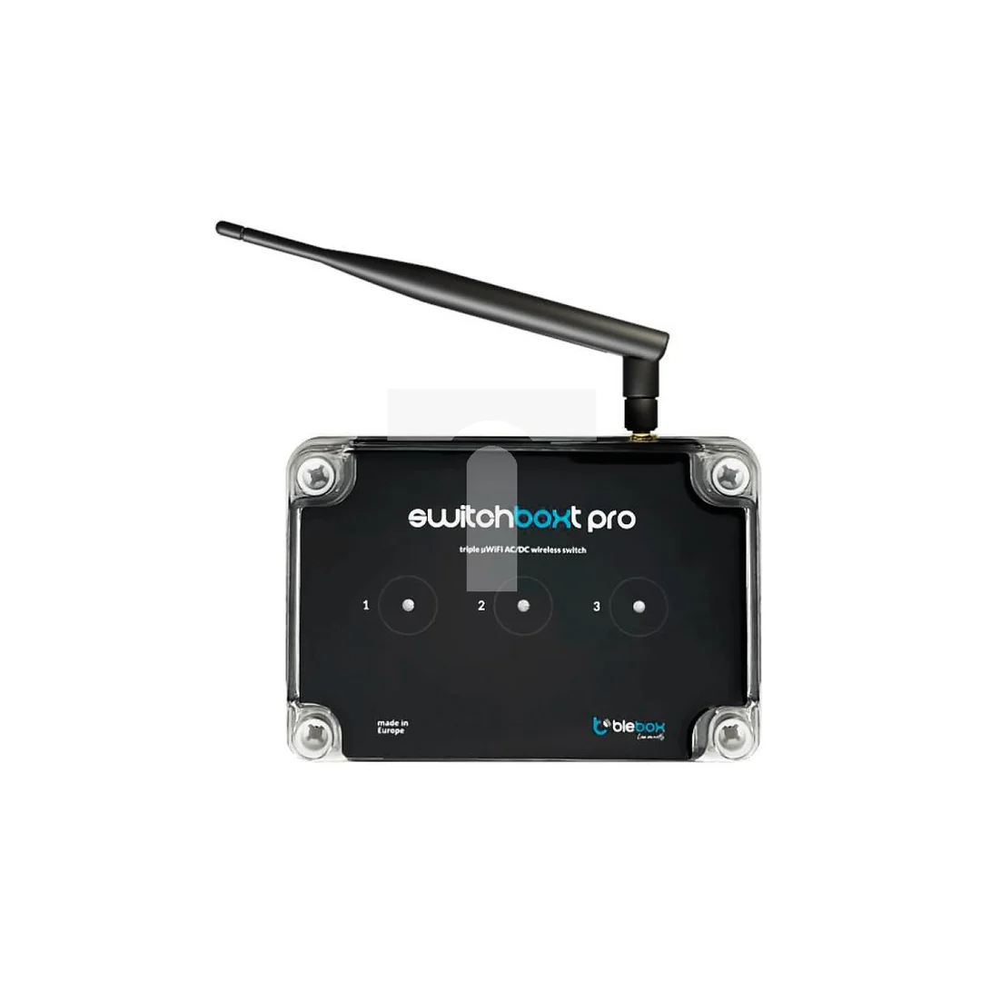 BleBox switchBoxT PRO Inteligentny włącznik 3-kanałowy Wi-Fi przekaźnik 230V SMARTHOME