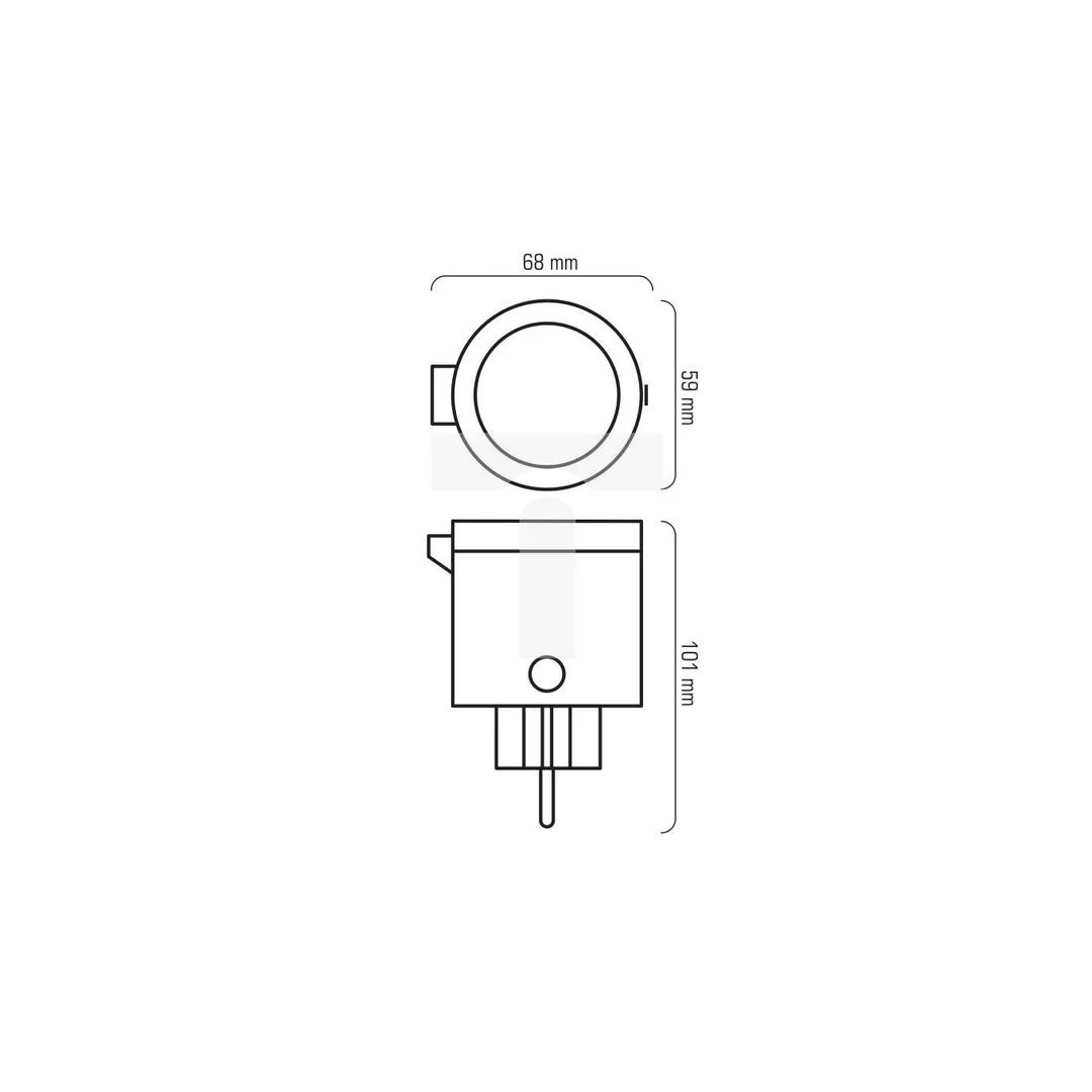 Gniazdo zewnętrzne WiFi TUYA SMART Plug IP44 SP-04 16A