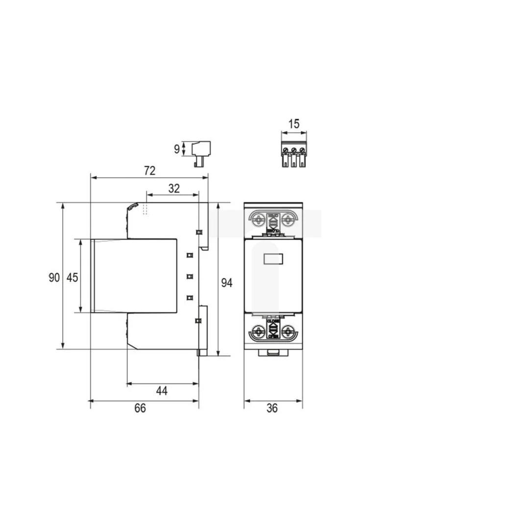 Ogranicznik przepięć ESPAC VG T12 25/275 1+0 10100250080