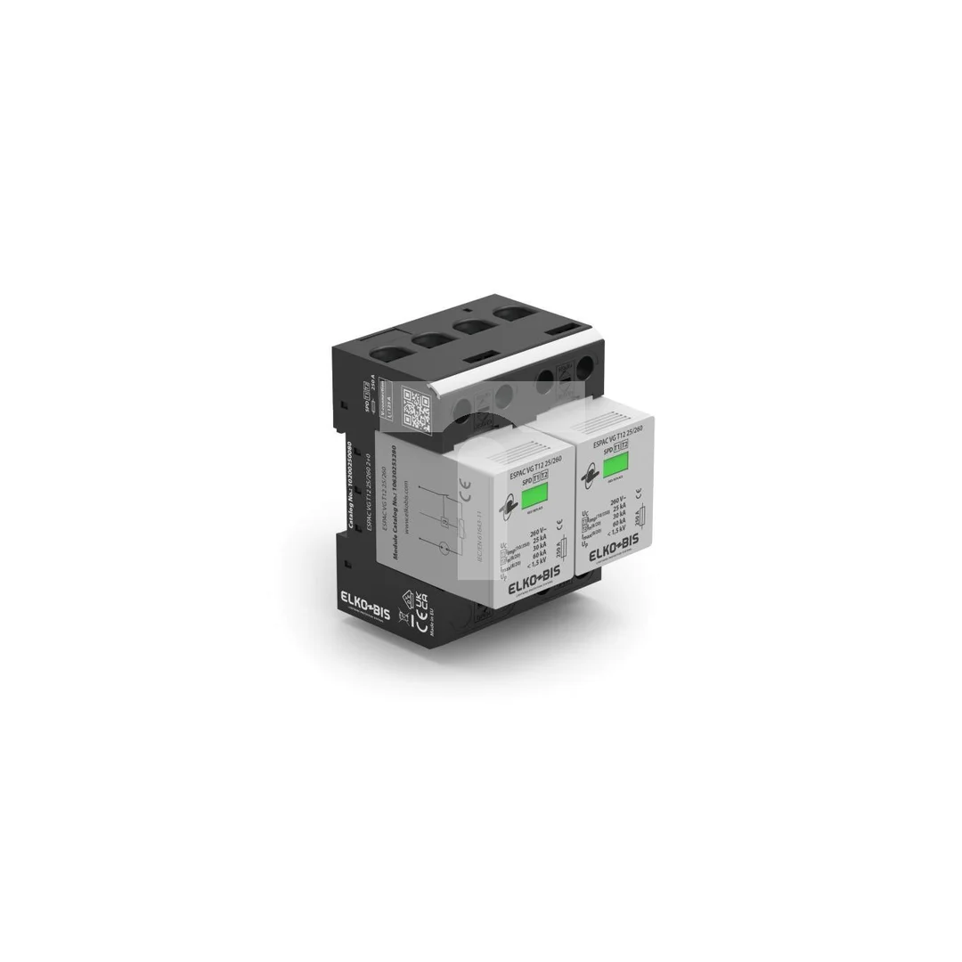 Ogranicznik przepięć ESPAC VG T12 25/260 2+0 10200250080