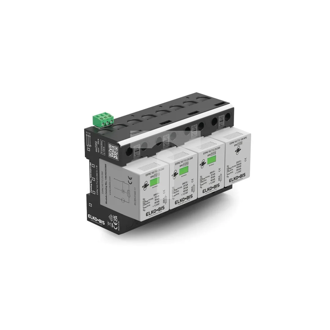 Ogranicznik przepięć ESPAC VG T12 25/260 3+1 RI 10410251180