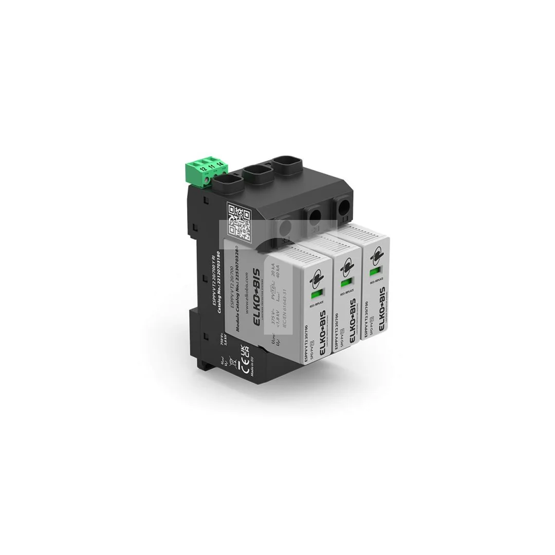 Ogranicznik przepięć ESPPV V T2 20/700 Y RI 22120703180