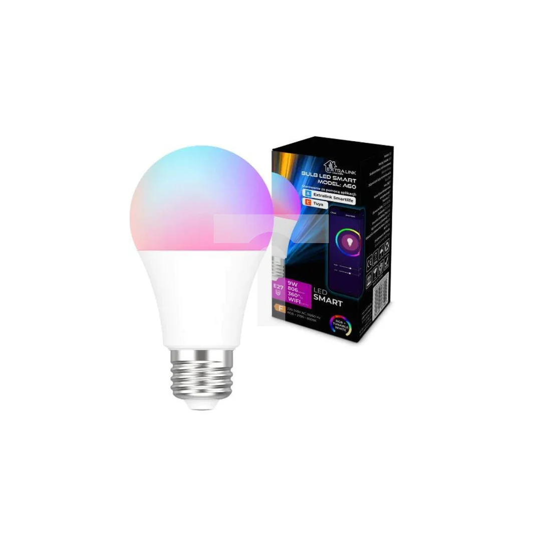 EXTRALINK smartlife żarówka LED E27 A60 2700-6500K WIFI 220-240V 700lm LED E27 A60