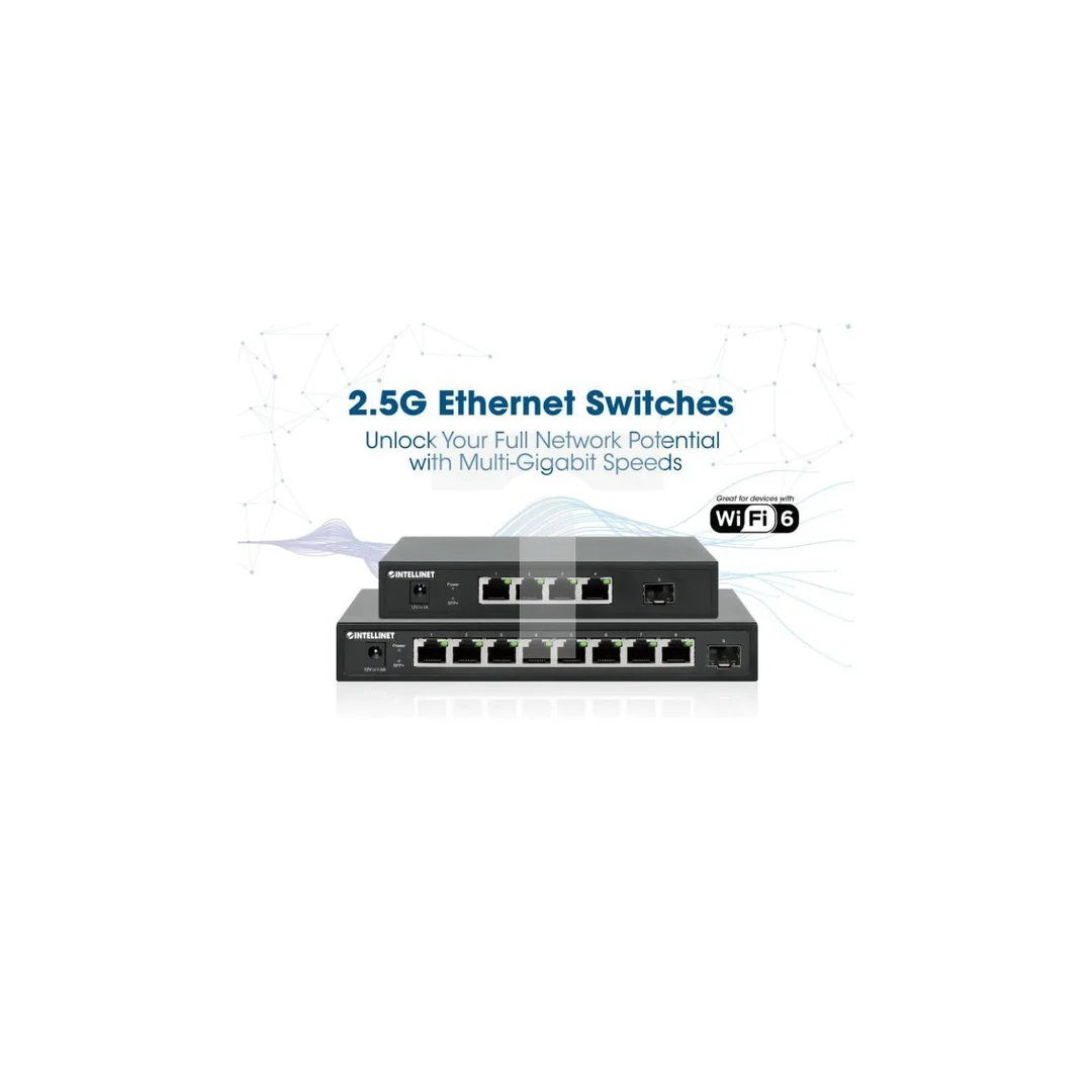 switch 2.5G Ethernet 8 portów, 1 slot SFP+ Uplink 10G