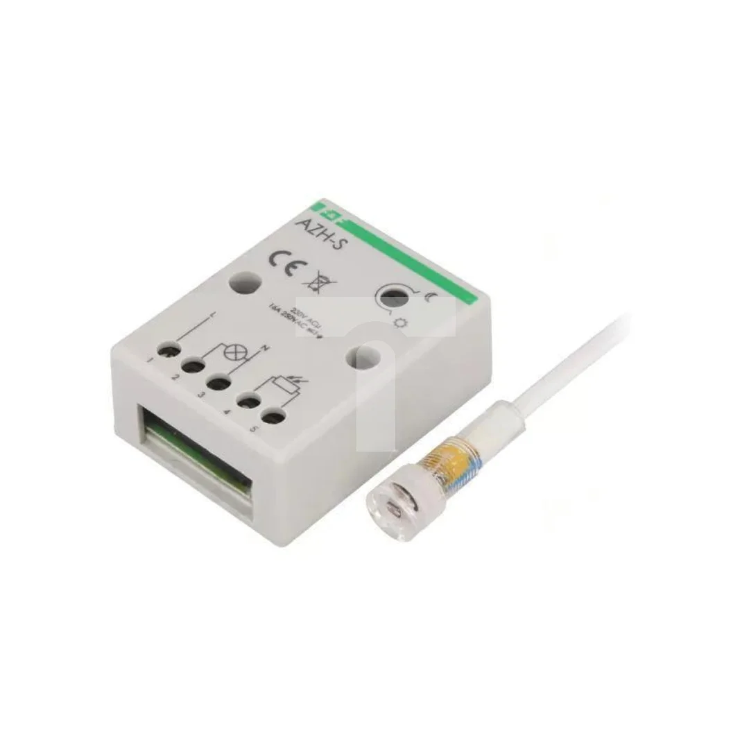 Wyłącznik zmierzchowy, natynkowy, 230VAC, SPST-NO, IP20,IP65, 16A AZH-S-230V