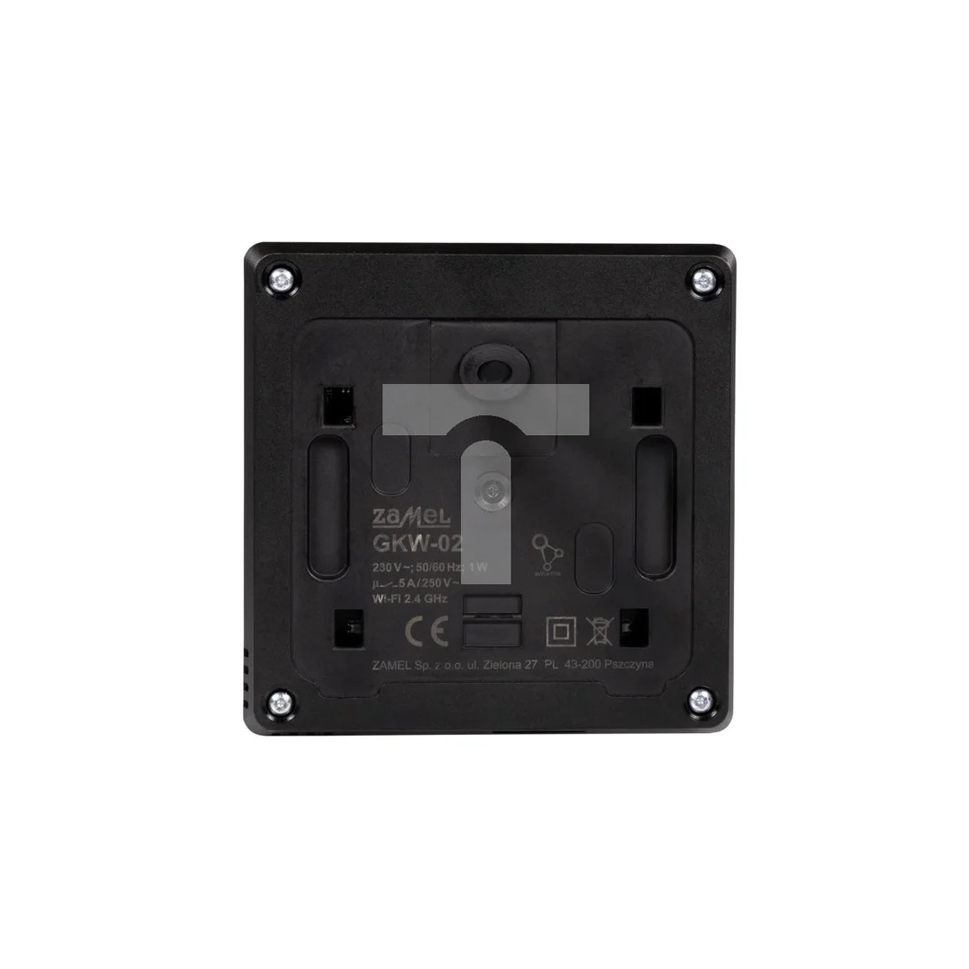 Regulator temperatury Wi-Fi czarny Supla GKW-02 SPL10000052