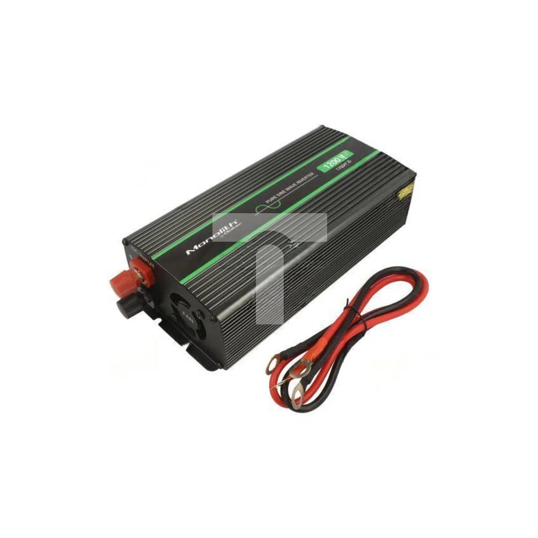 Przetwornica: DC/AC, 600W, 230VAC, 12VDC, 105x245x55mm 51933