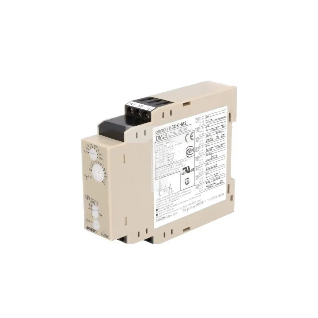 Przekaźnik czasowy 0,1s÷1200h DPDT 250VAC/5A Uzas: 24÷240VAC H3DK-M2 24-240AC/DC