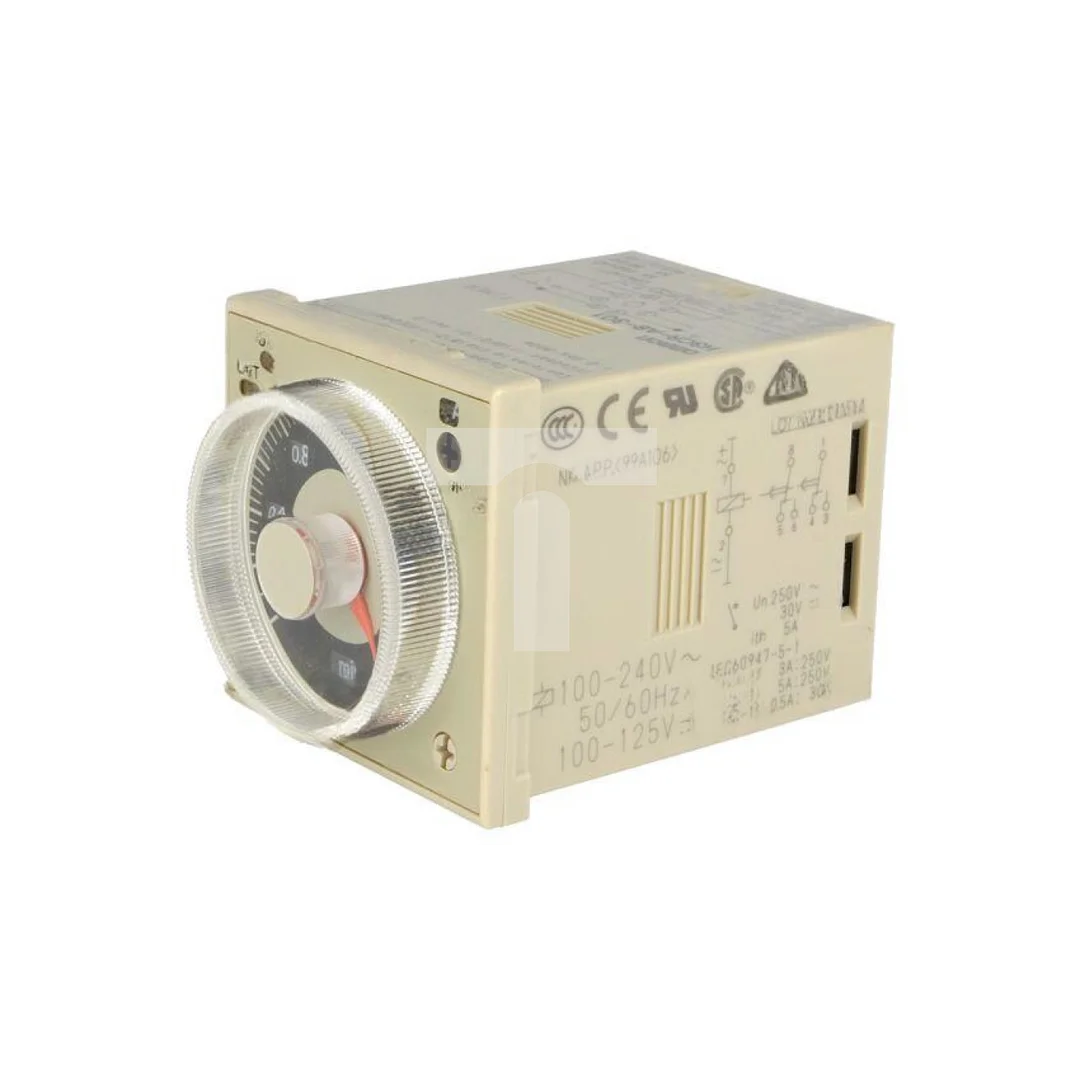 Przekaźnik czasowy 0,1s÷600h DPDT 250VAC/5A Uzas: 100÷240VAC H3CR-A8-301 100-240AC/100-125DC