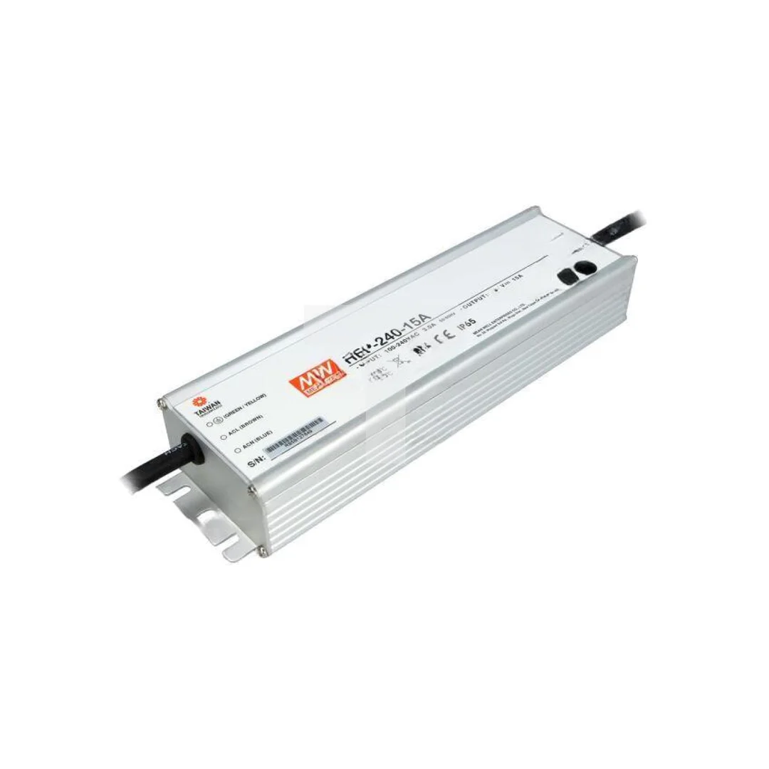 Zasilacz impulsowy do wbudowania modułowy: 225W / 15VDC / 7,5...15A HEP-240-15A