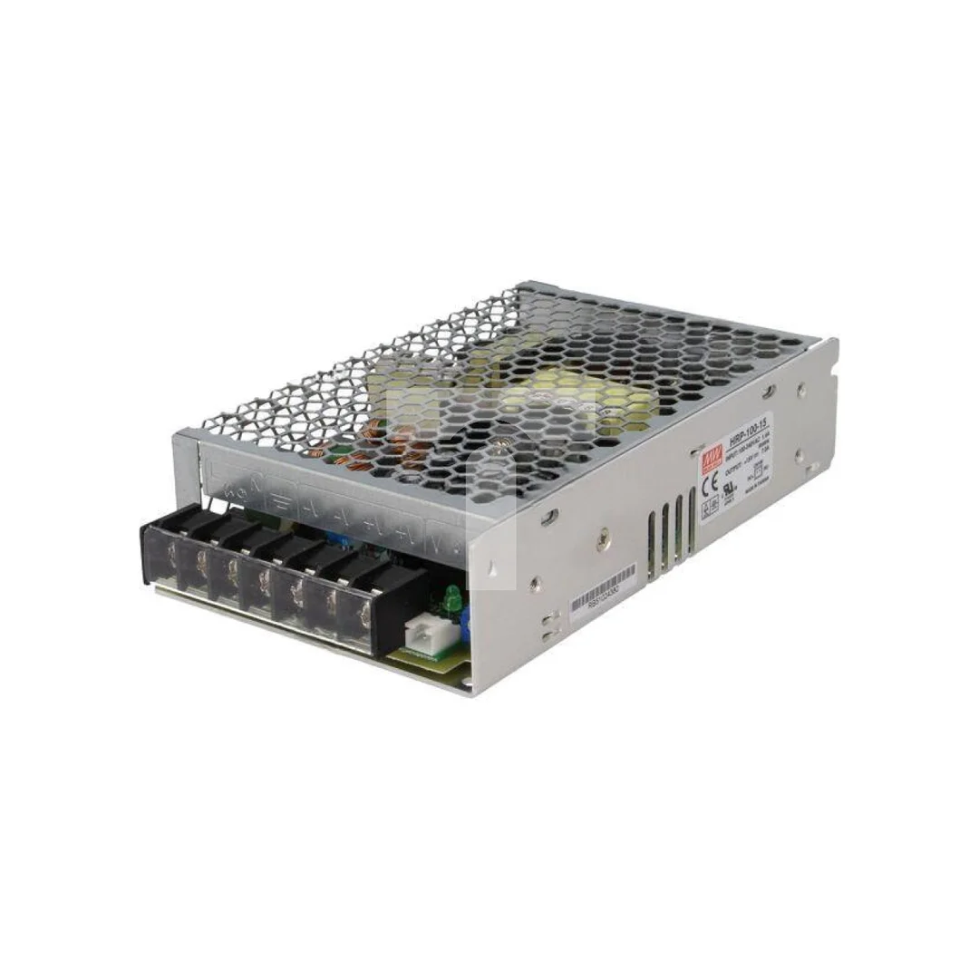 Zasilacz impulsowy do wbudowania modułowy: 105W / 15VDC / 7A HRP-100-15