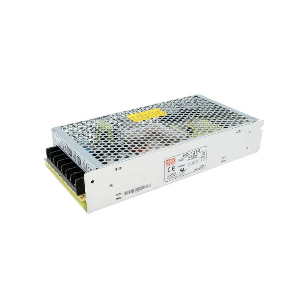 Zasilacz impulsowy do wbudowania modułowy 130,9W 5VDC OUT: 2 RD-125A