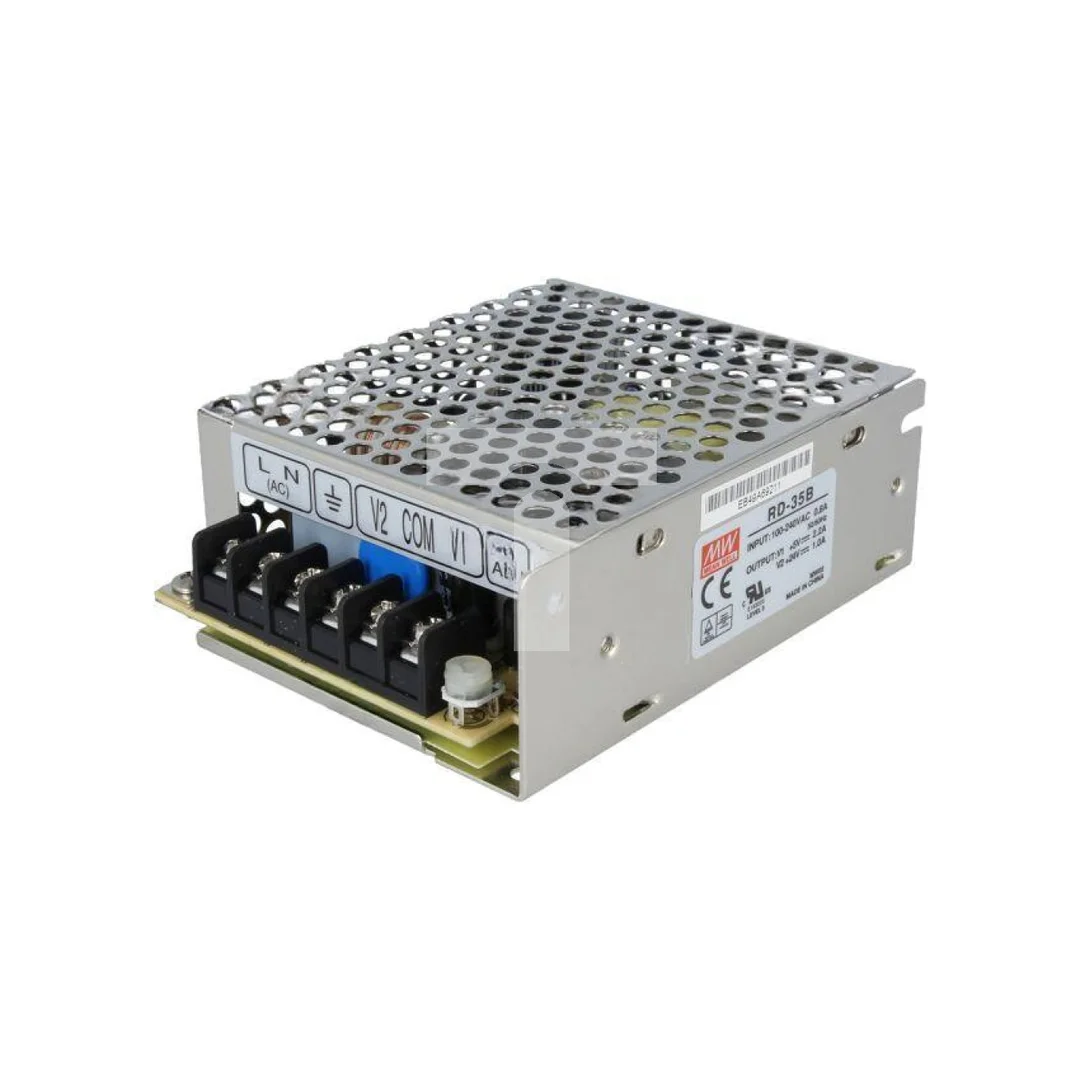 Zasilacz impulsowy do wbudowania modułowy 35W 5VDC OUT: 2 RD-35B