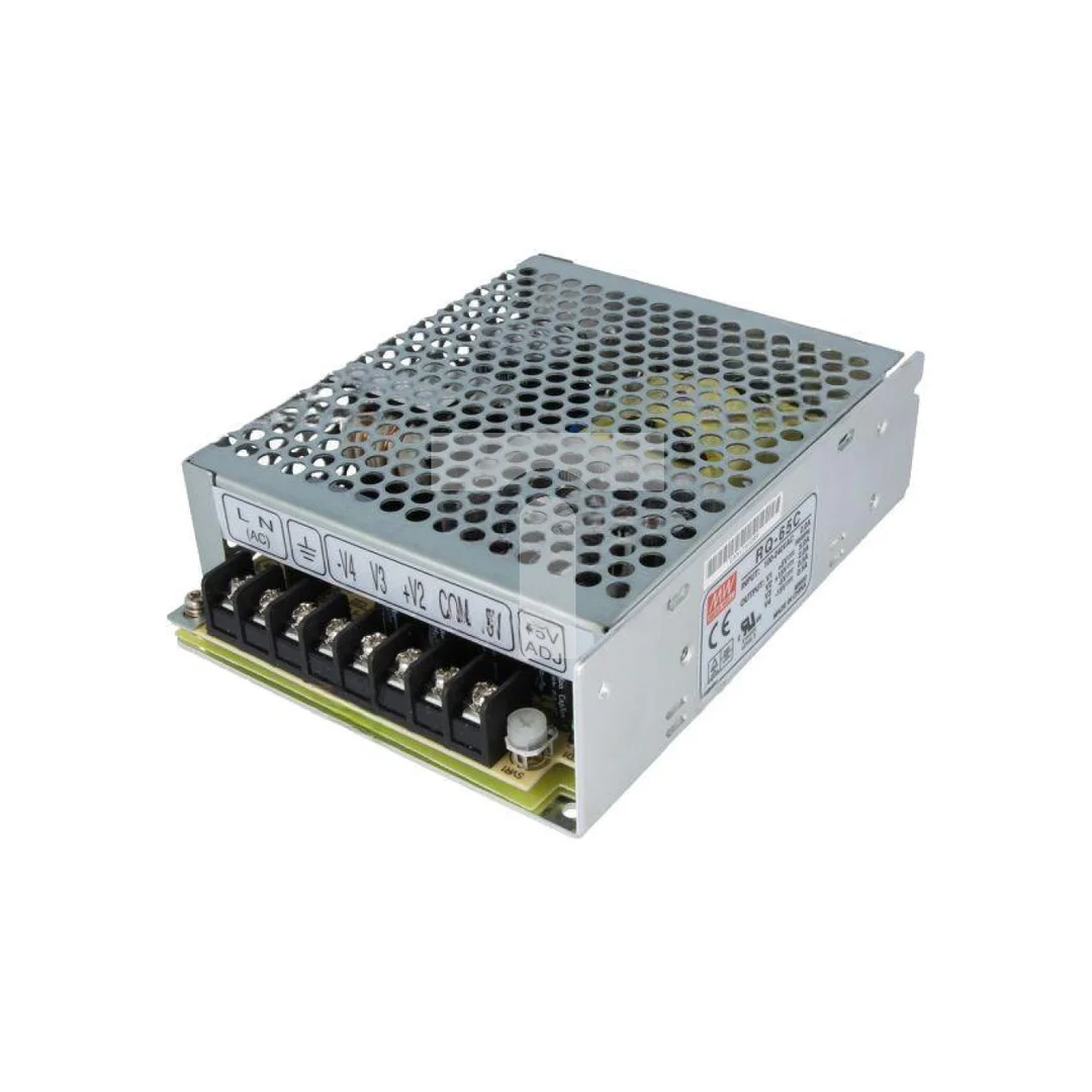 Zasilacz impulsowy do wbudowania modułowy 65W 5VDC OUT: 4 RQ-65C