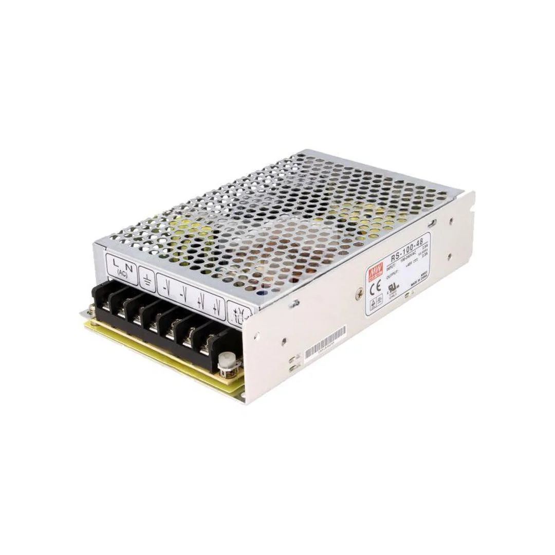 Zasilacz impulsowy do wbudowania modułowy 100W 48VDC 2,3A RS-100-48