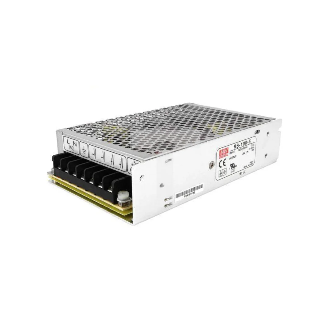 Zasilacz impulsowy do wbudowania modułowy 100W 5VDC 16A RS-100-5