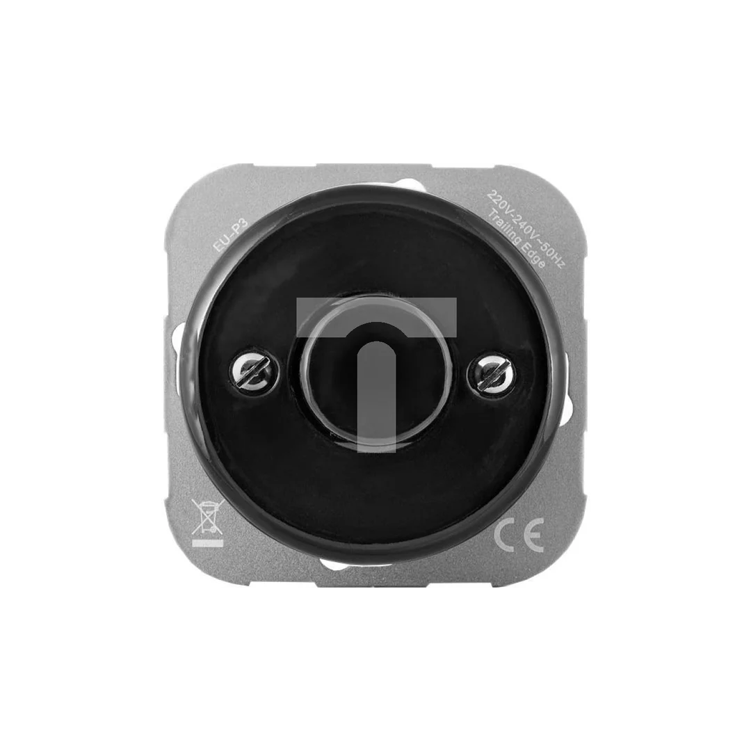 Ściemniacz oświetlenia LED Retro ceramic, max. 300W (150W LED), czarny
