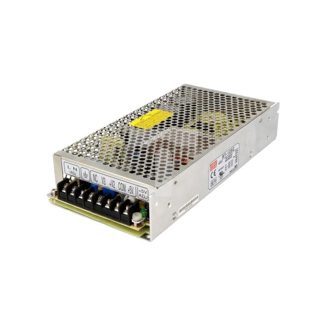 Zasilacz impulsowy do wbudowania modułowy 132 5W 5VDC OUT 3 RT-125C