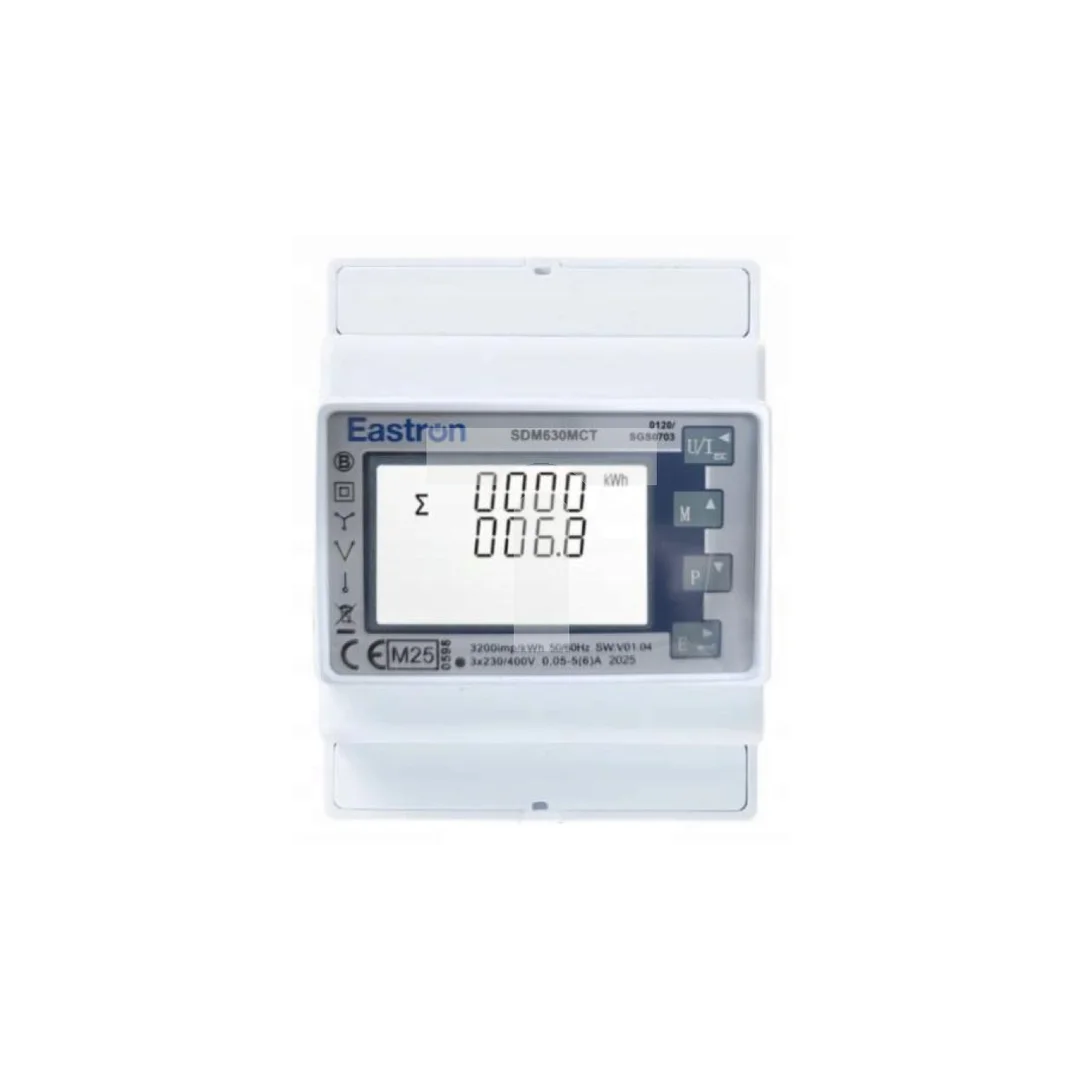 Licznik energii 3-faz trójfazowy LCD do przekładników prądowych MODBUS zdalny MID