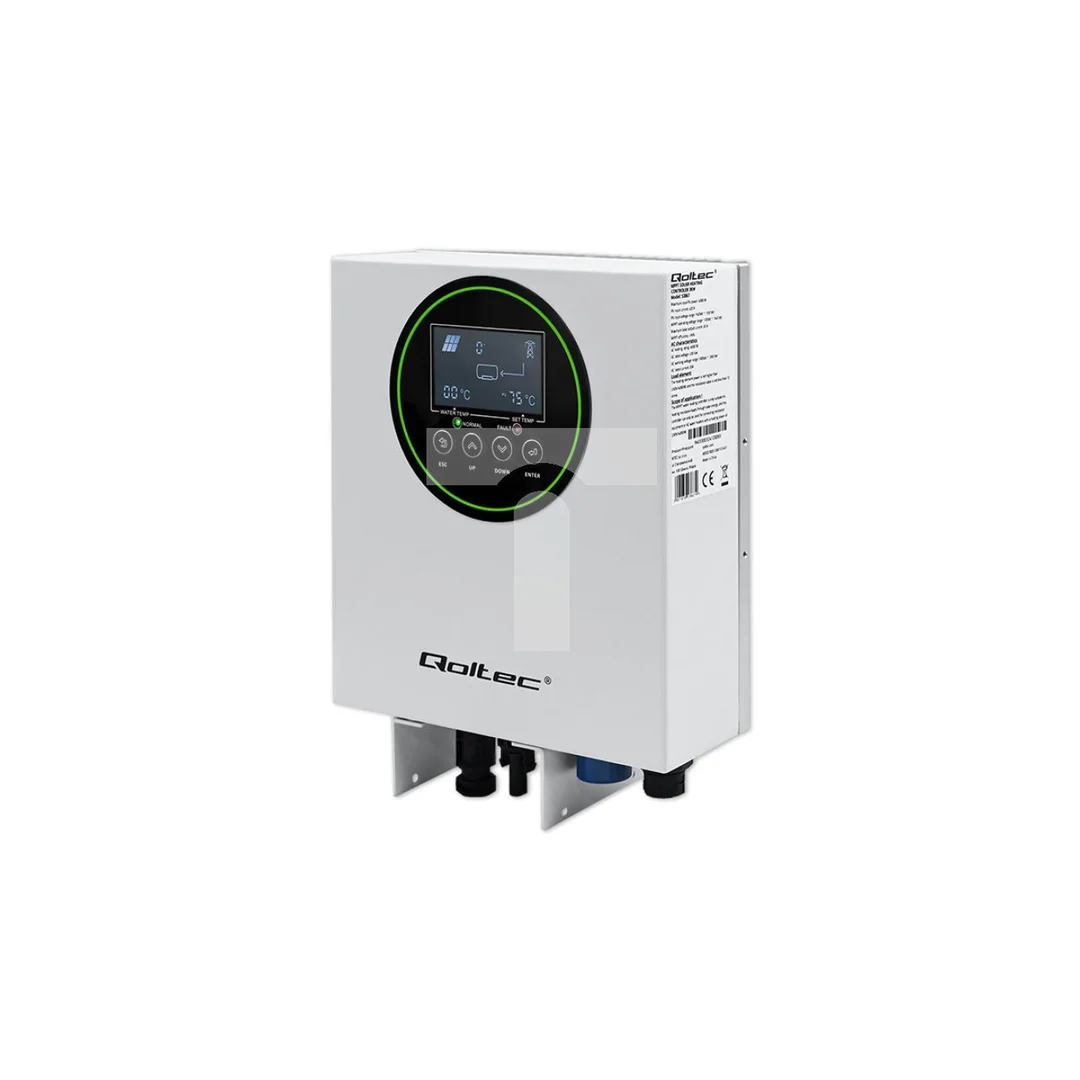 Qoltec Inwerter Przetwornica solarna do grzania wody ECO Solar Boost MPPT BYPASS LCD 3kW/4kW Wi-fi