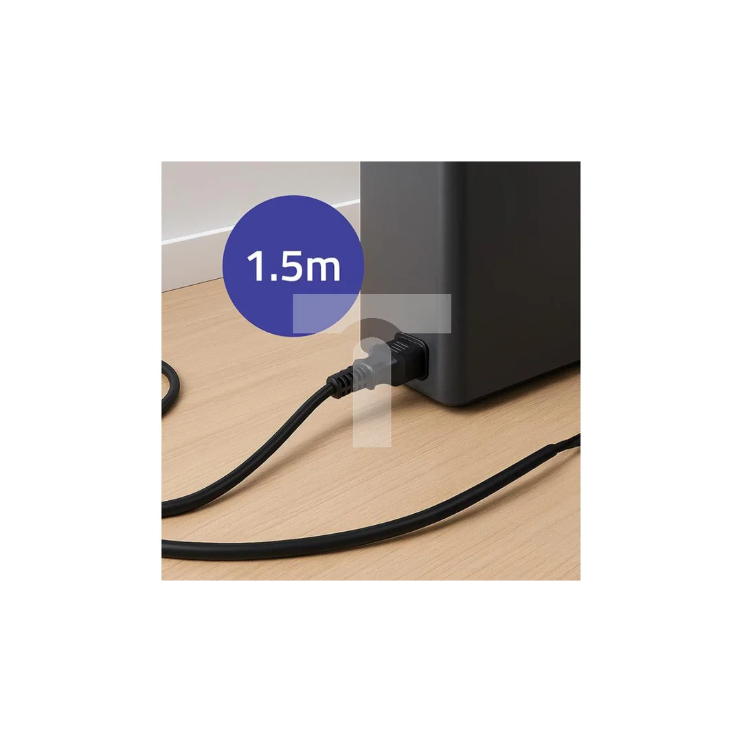 Qoltec Kabel zasilający do UPS IEC C13/C14 3x1.0mm² 1.5m