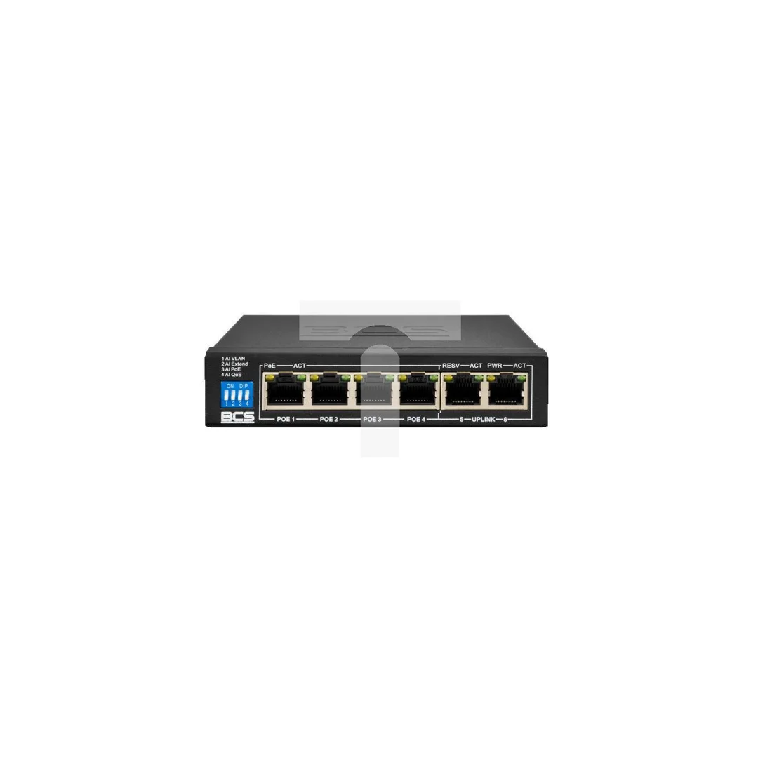 Switch PoE 4-portowy 1Gbps BCS-B-SP04G02G