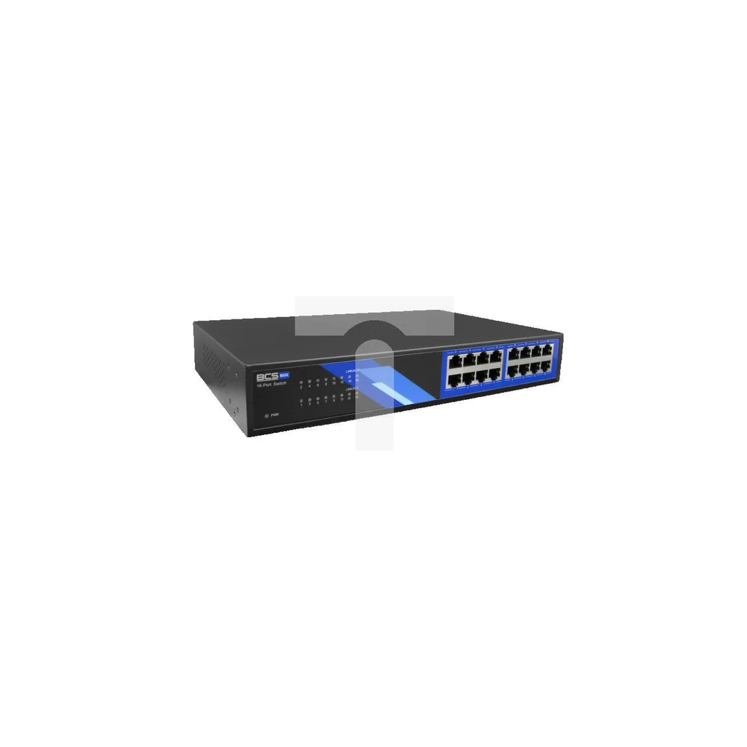 Switch PoE 16-portowy 1Gbps BCS-B-S16G