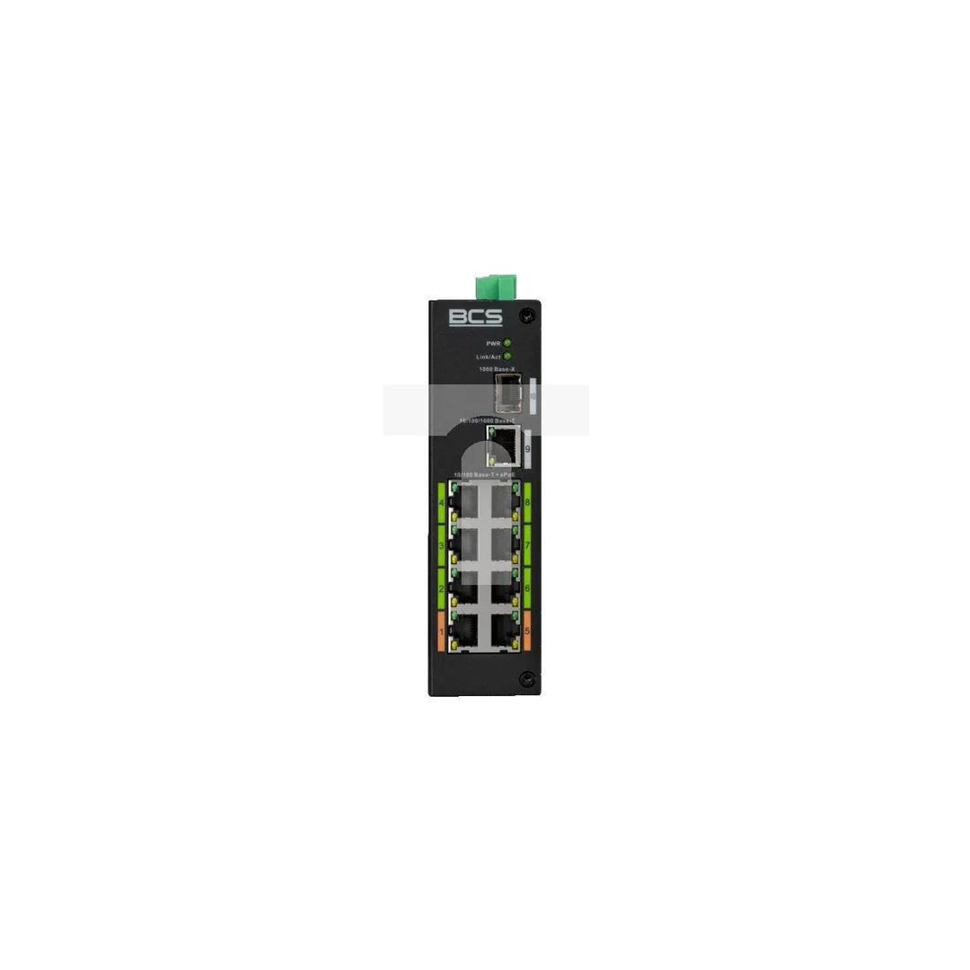 Switch PoE 8-portowy 100Mbps + SFP BCS-L-SP08E01G-1SFP(2)