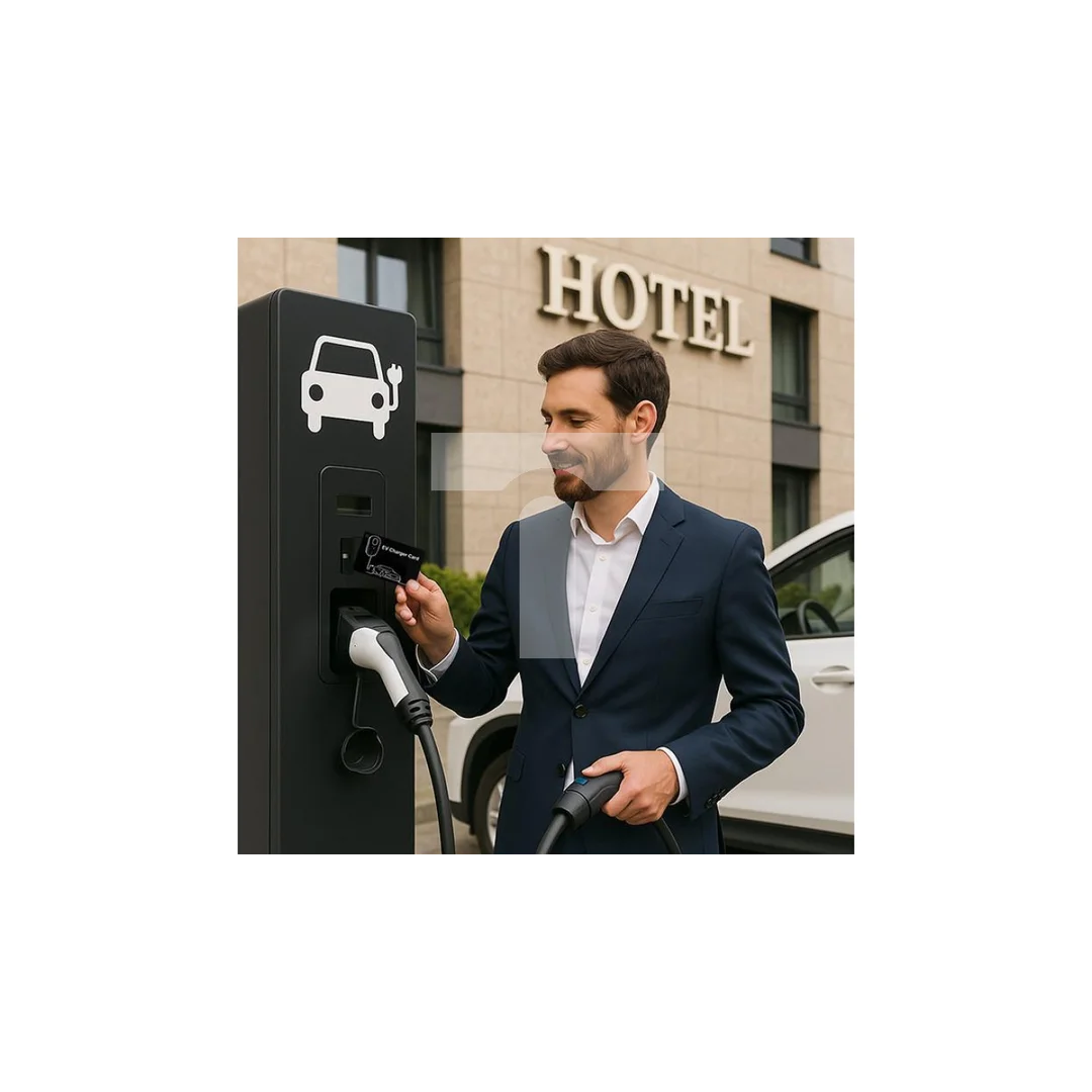 Qoltec System hotelowy EV programator kart EV + oprogramowanie + 5 kart EV