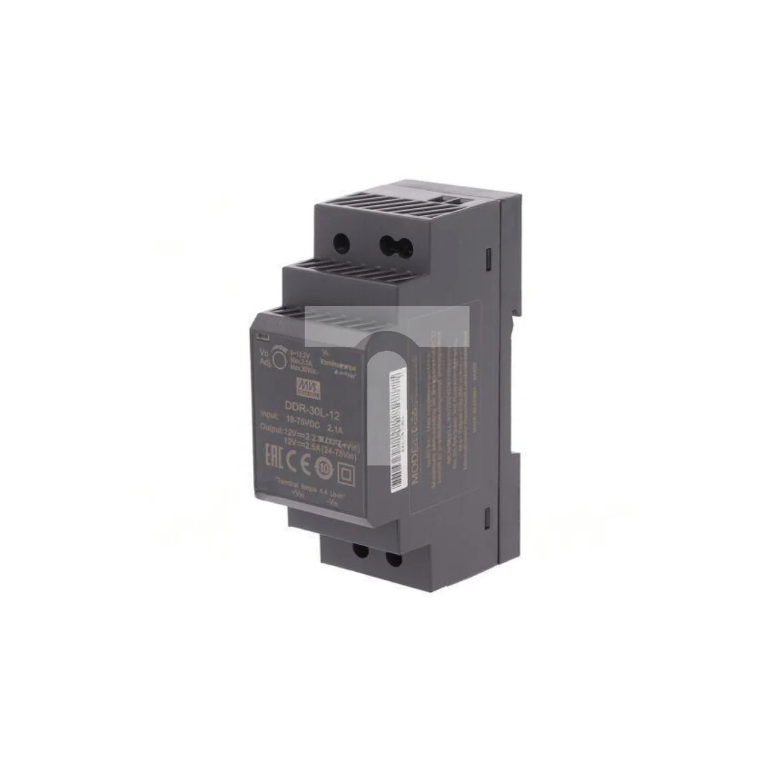 Przetwornica DC/DC 30W 18-75VDC 12VDC Iwyj 2, 5A DDR-30L-12