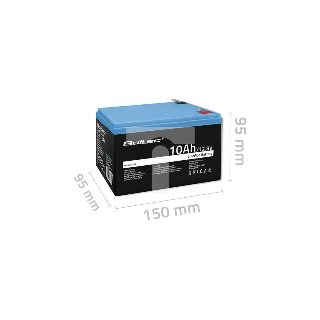 Akumulator LiFePO412.8V 10Ah 128Wh BMS
