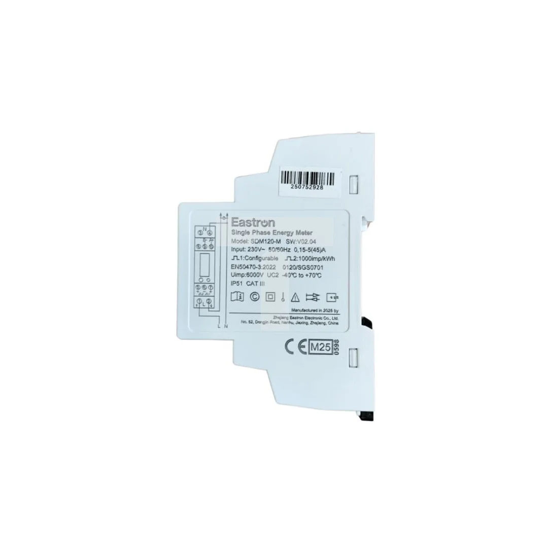 Licznik energii jednofazowy Modbus dwukierunkowy MID SDM120M