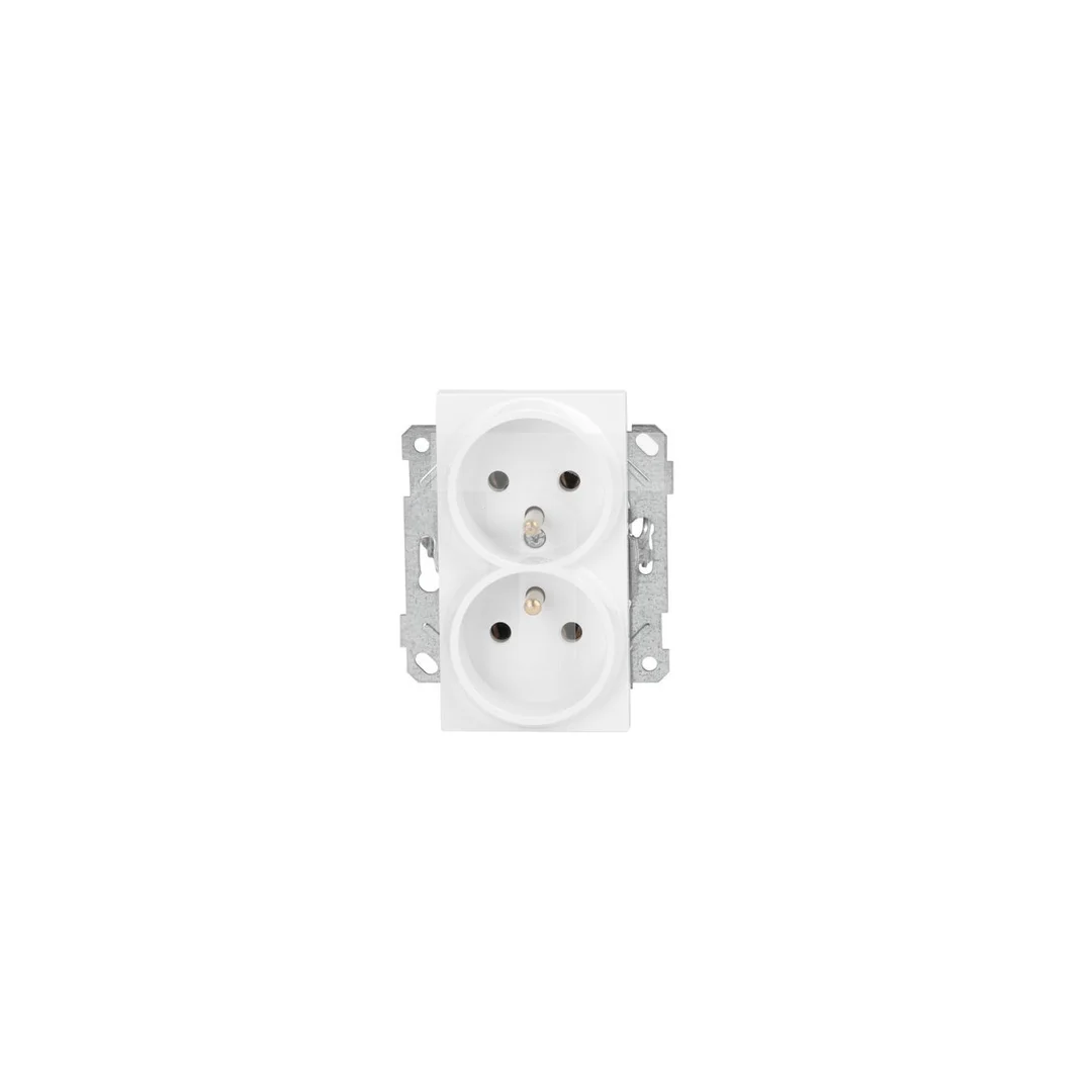 Gniazdo elektryczne podwójne z ramką RITA 4/M/22202150201