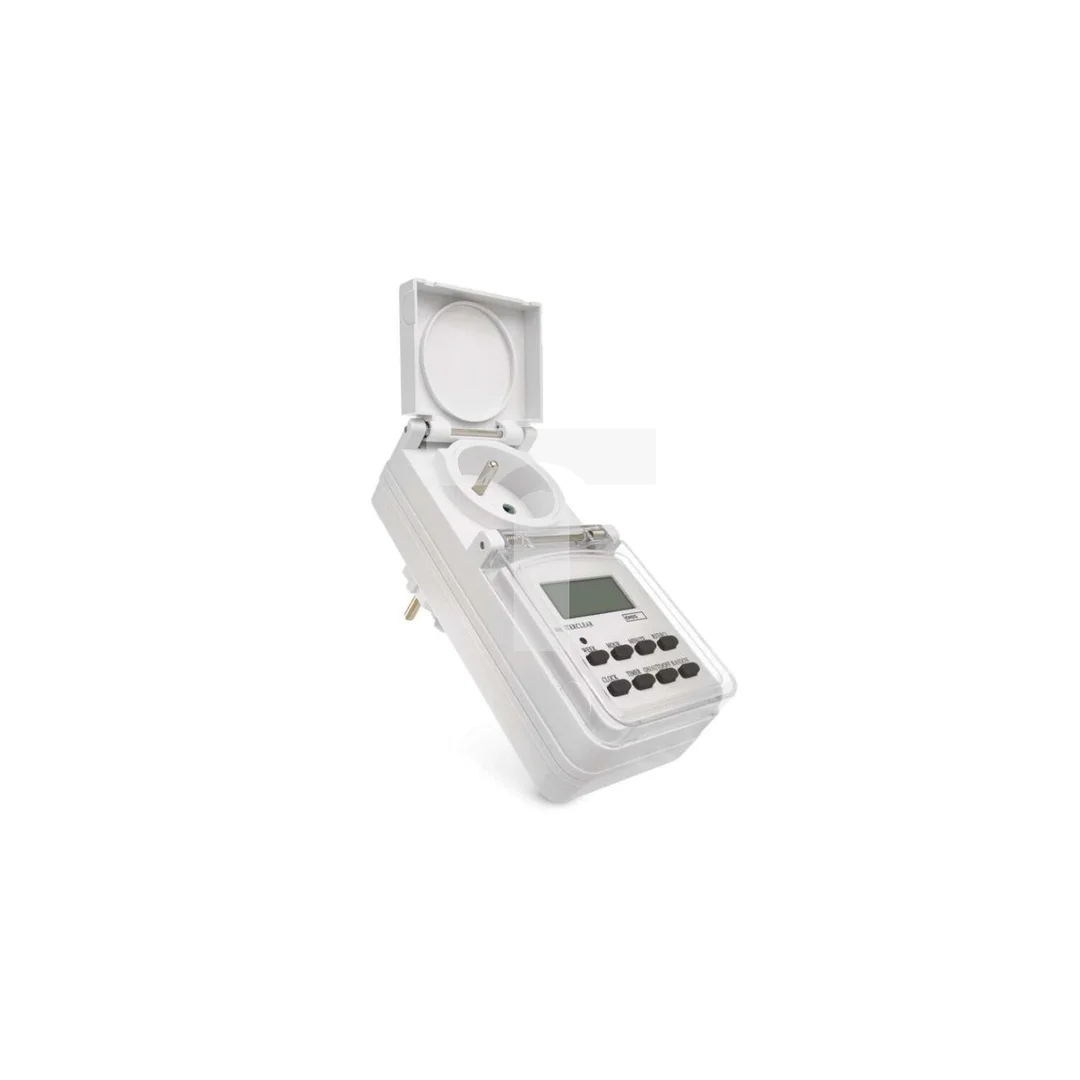 Cyfrowy programator czasowy IP44 zewnętrzny P5507N