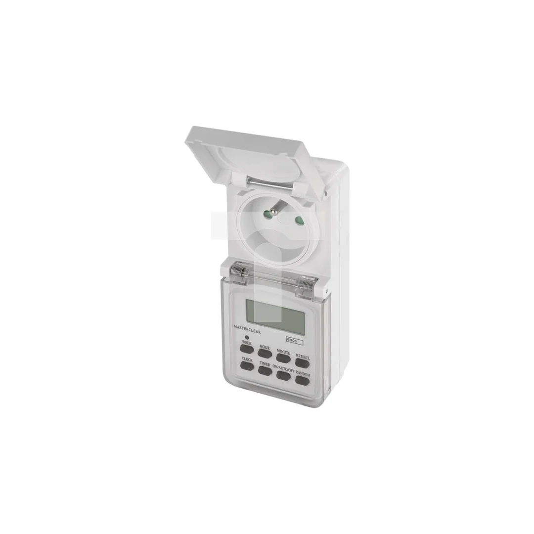 Cyfrowy programator czasowy IP44 zewnętrzny P5507N