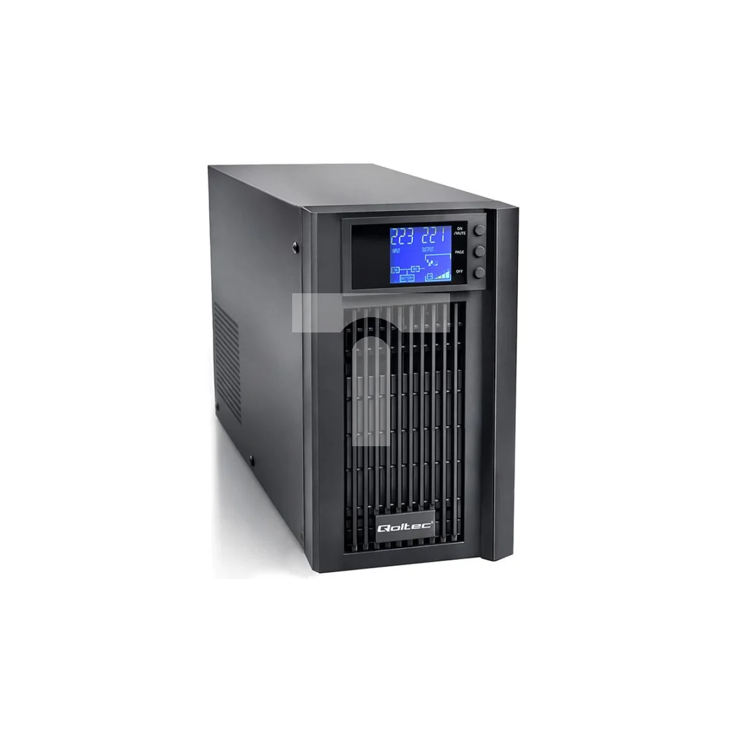 Qoltec Zasilacz awaryjny UPS Pure Sine Wave 3kVA 2400W AVR LCD Czysty Sinus