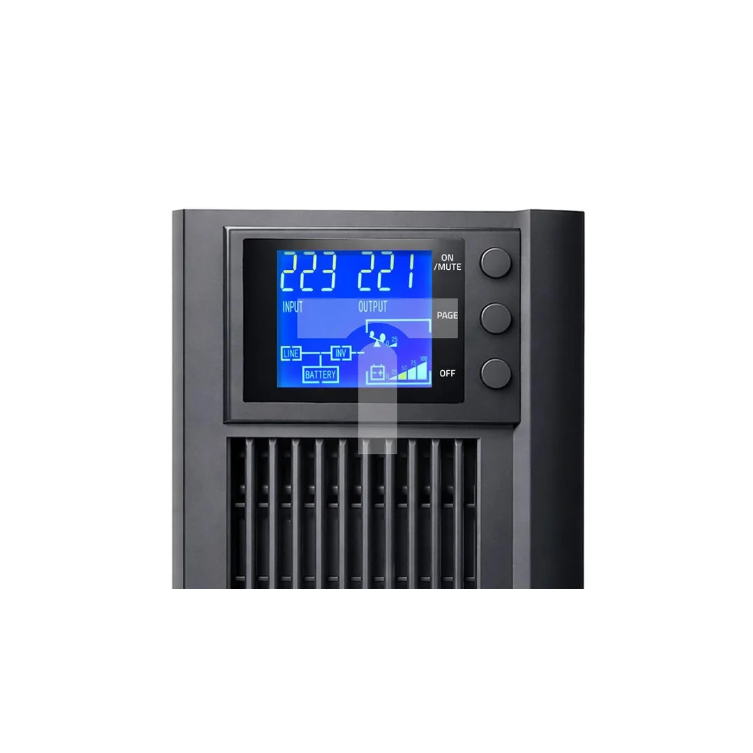 Qoltec Zasilacz awaryjny UPS Pure Sine Wave 1kVA 800W AVR LCD Czysty Sinus