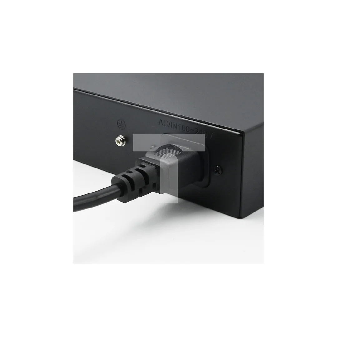 Qoltec Przełącznik sieciowy SWITCH Gigabit Ethernet 24x RJ45 2x SFP 1000 Mb/s