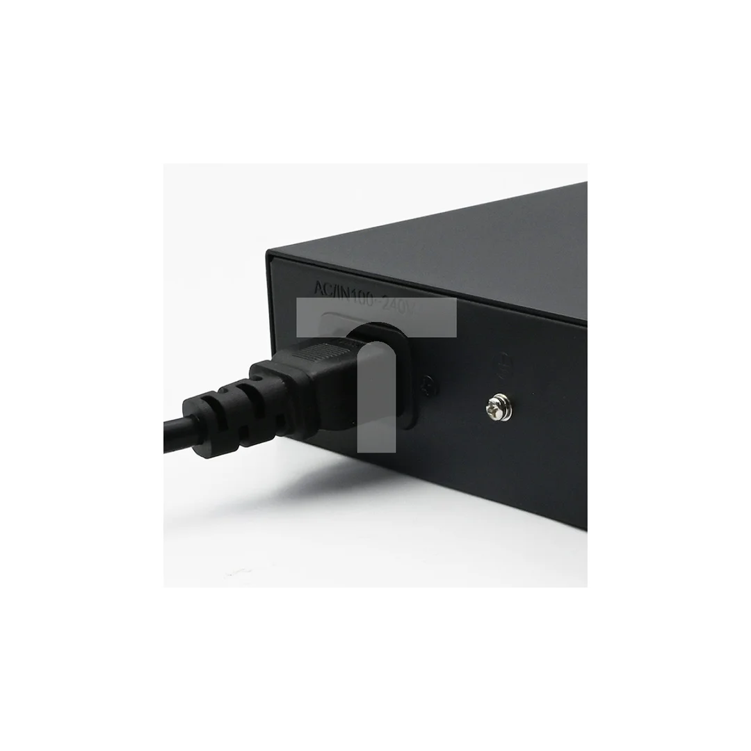 Qoltec Przełącznik sieciowy SWITCH Gigabit Ethernet 16x RJ45 2x SFP 1000 Mb/s