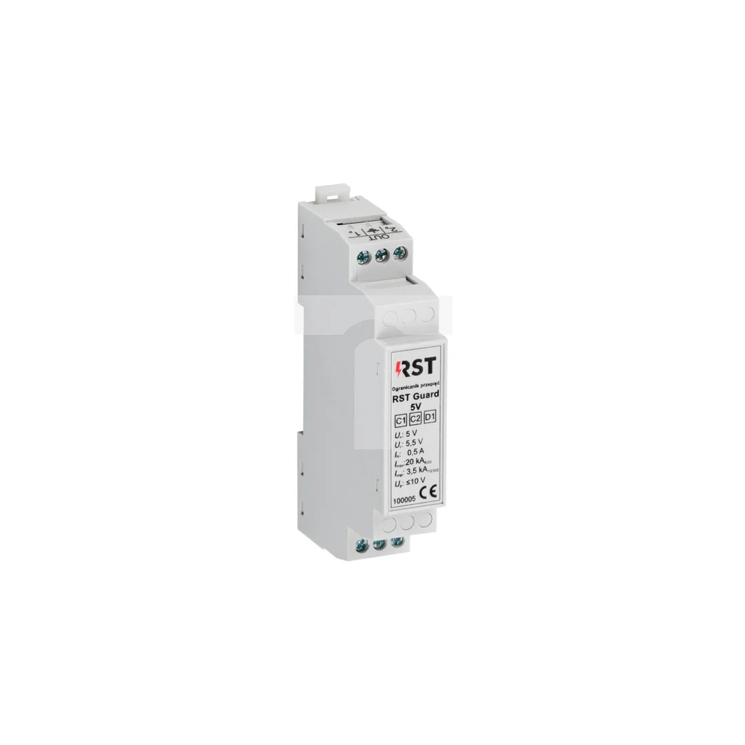 Ogranicznik przepięć do ochrony systemów sterowania i kontrolno-pomiarowych, RST Guard 5V 100 005