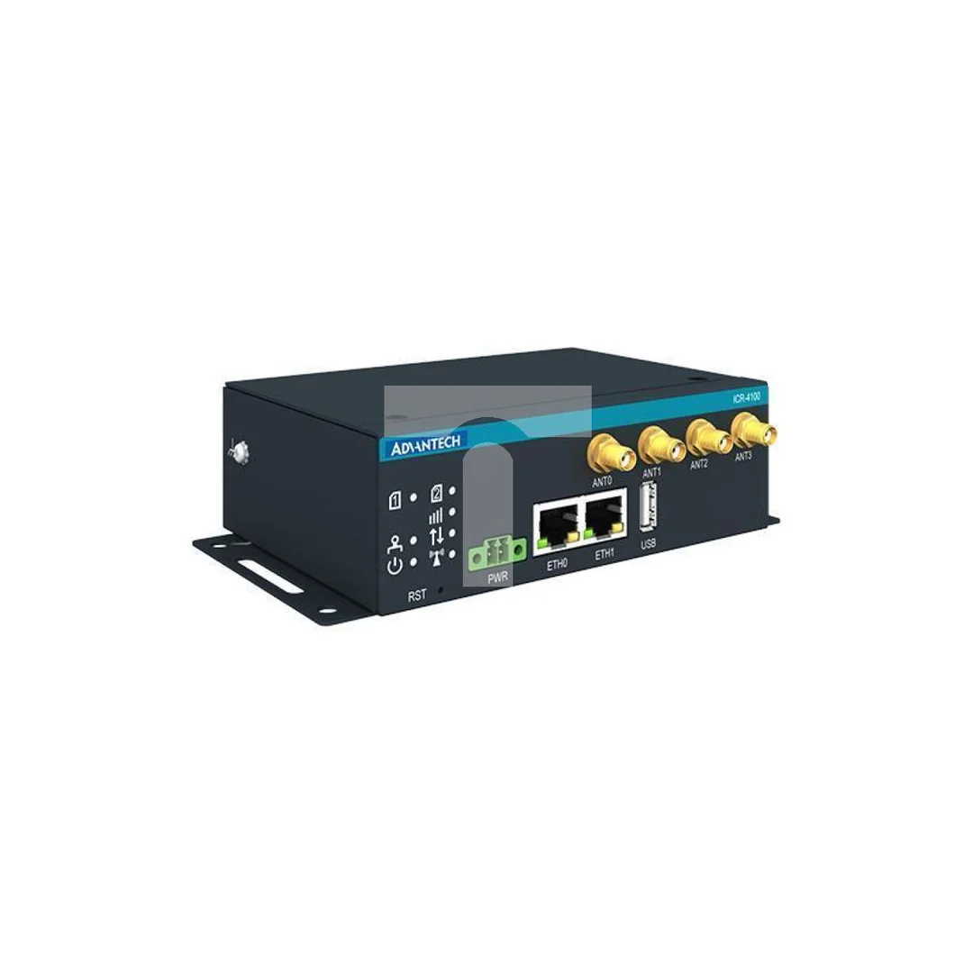 Przemysłowy router komórkowy 5G, z 2x port Ethernet, 2x SIM, TPM 2.0, GNSS, 1x MicroSD, szeroki zakres temperaturowy ICR-4161W