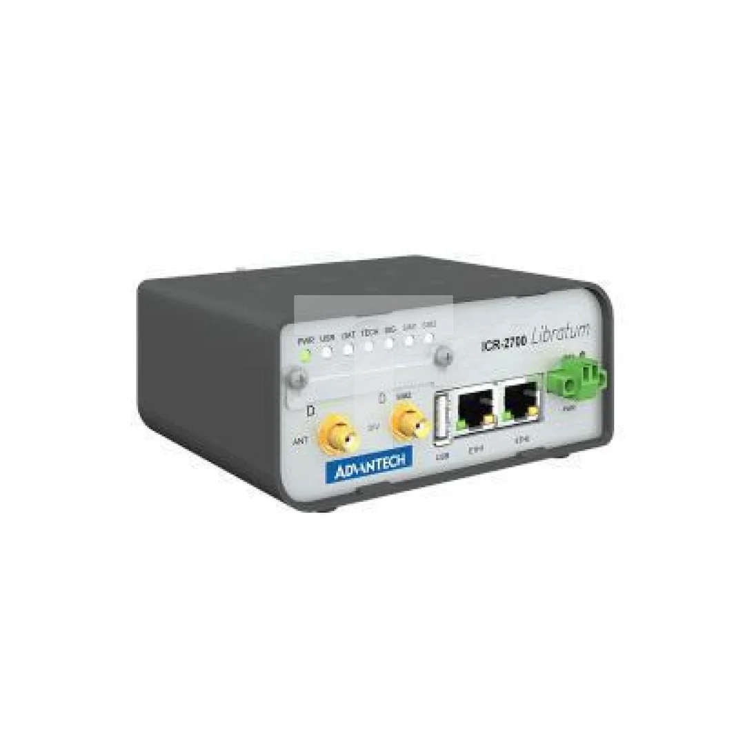 Przemysłowy router komórkowy LTE Cat. 4, z 2 x port Ethernet, 1 x USB, 2 x SIM, szerokim zakresem temperaturowym ICR-2734P