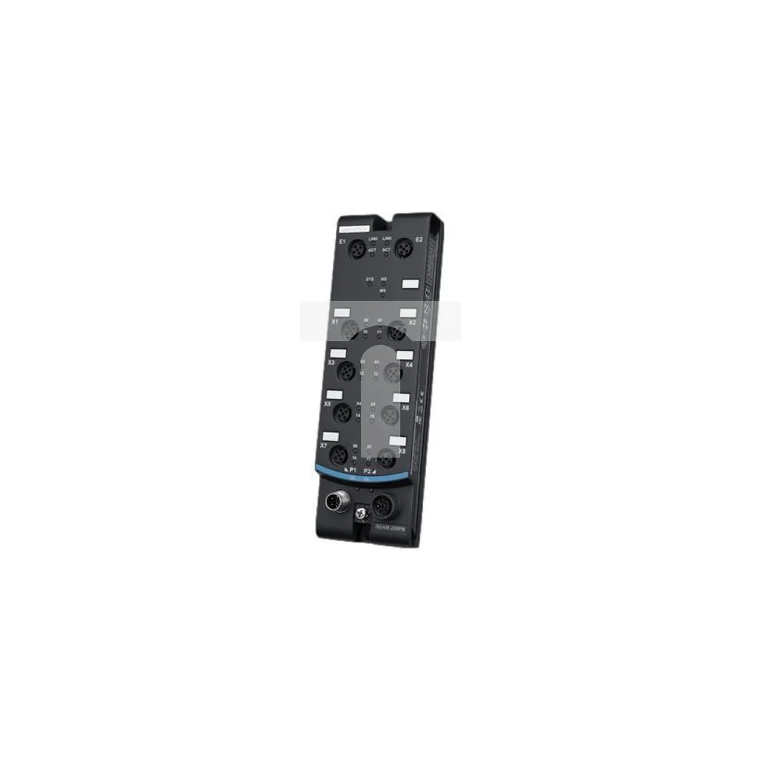 Moduł wejść/wyjść, z 16 kanałami cyfrowymi I/O, 2x port daisy chain z zasilaniem/Eth, PROFINET, Modbus/TCP, IP67 ADAM-250PN-A