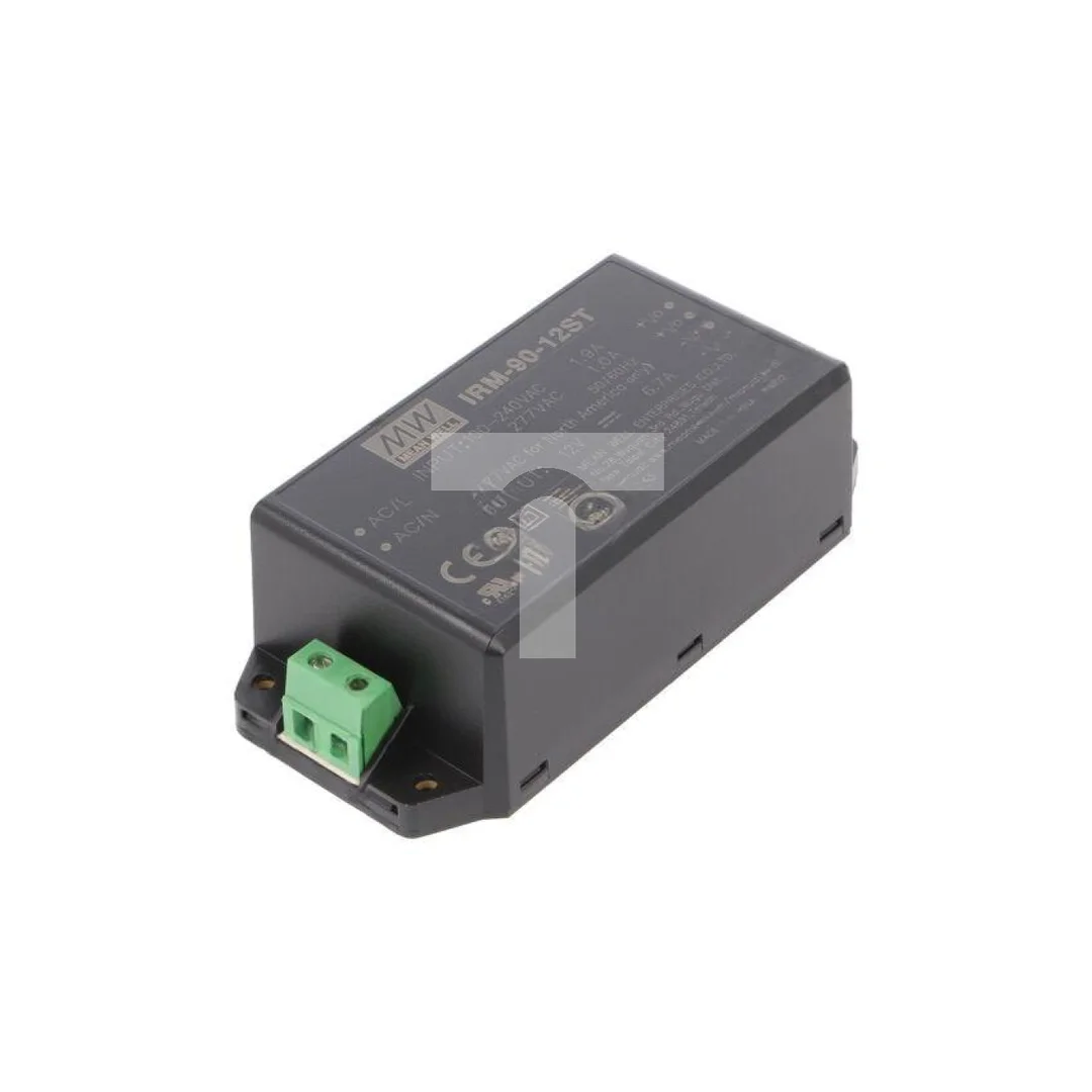 Zasilacz impulsowy do wbudowania modułowy 80W 12VDC 6700mA IRM-90-12ST